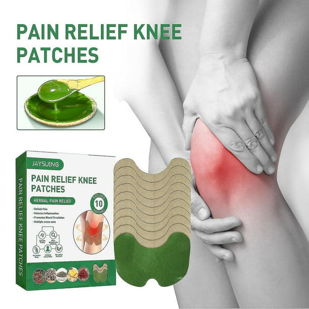 Herbal Knee Pain Relief Patches - 100% Results, Money Back Guarantee