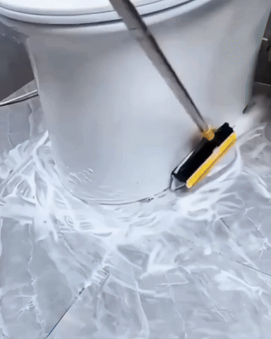 2-in-1 Floor Scrub & Wipe Brush